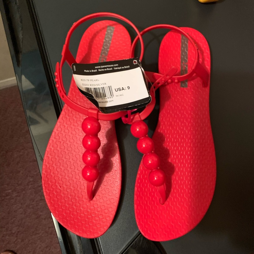 Red Sandals